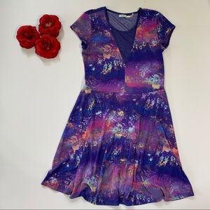 UO Kimchi Blue Galaxy Skater Dress